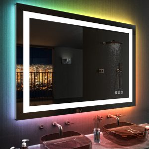 48X36 RGB Backlit LED Mirror with Lights